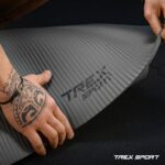 Килимок для фітнесу TREX SPORT NBR 1 см 180x60 см сірий - Зображення 3
