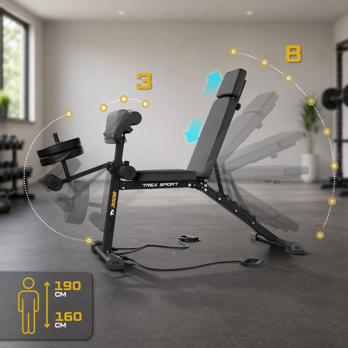 Тренувальна лава TREX SPORT TX-300B - Зображення 7