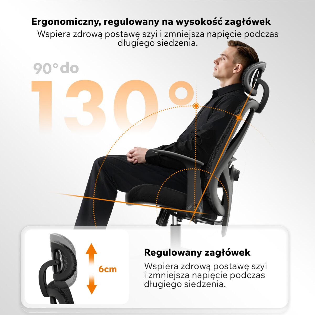 Офісне крісло SENSE7 Noxo Black - Зображення 4