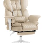 Офісне крісло Hell's Chair HC-1037 Beige оксамитове