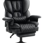 Офісне крісло Hell's Chair HC-1037 Black екошкіра