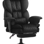 Офісне крісло Hell's Chair HC-1037 Black оксамит