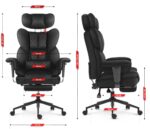 Офісне крісло Hell's Chair HC-1037 Black оксамит - Зображення 5