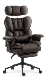 Офісне крісло Hell's Chair HC-1037 Brown екошкіри - Зображення 2