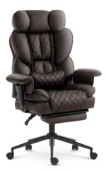 Офісне крісло Hell's Chair HC-1037 Brown екошкіри