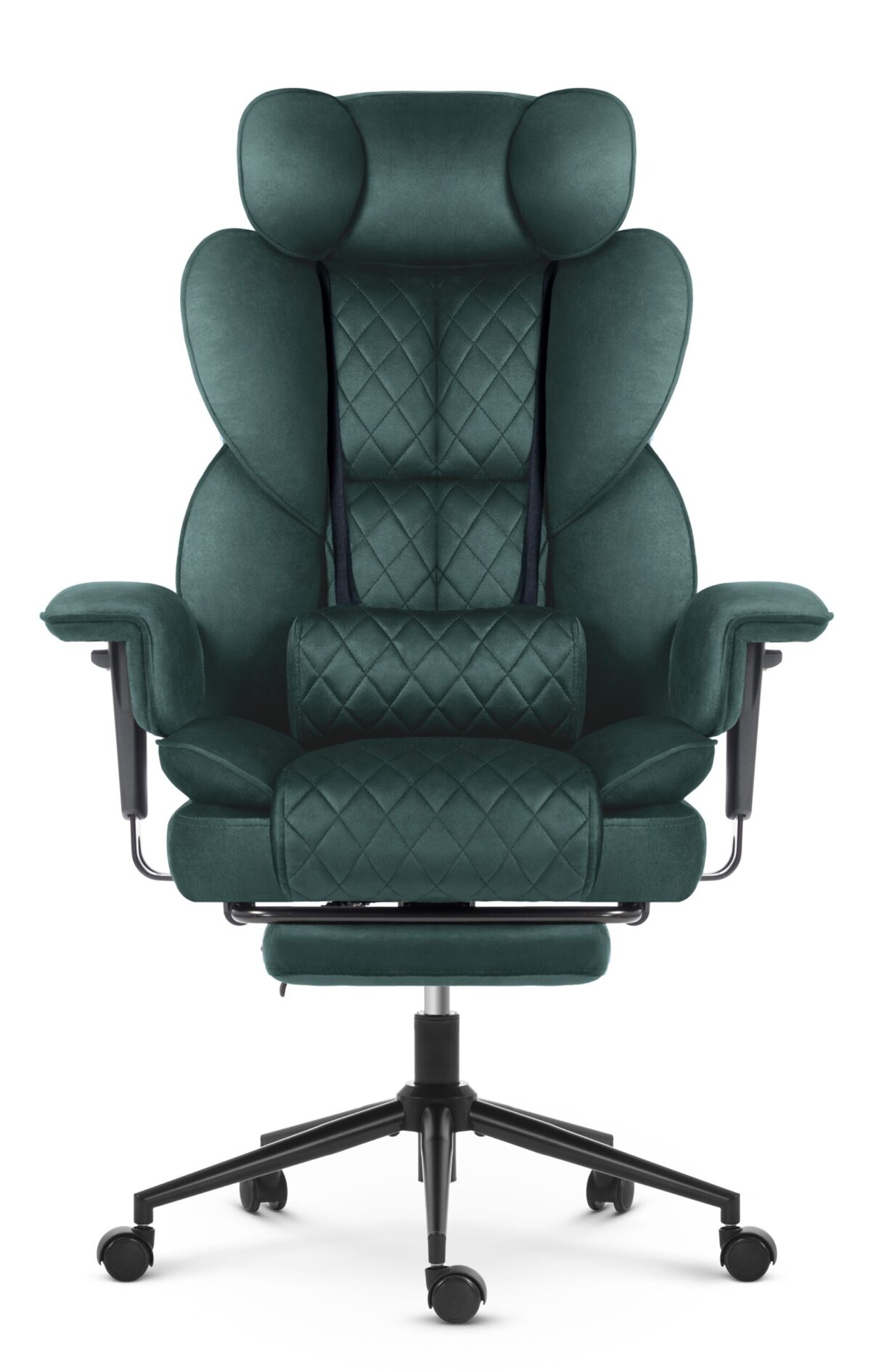 Офісне крісло Hell's Chair HC-1037 Green оксамит - Зображення 4