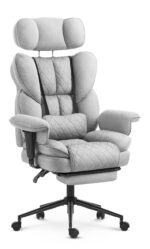 Офісне крісло Hell's Chair HC-1037 Grey тканина - Зображення 2
