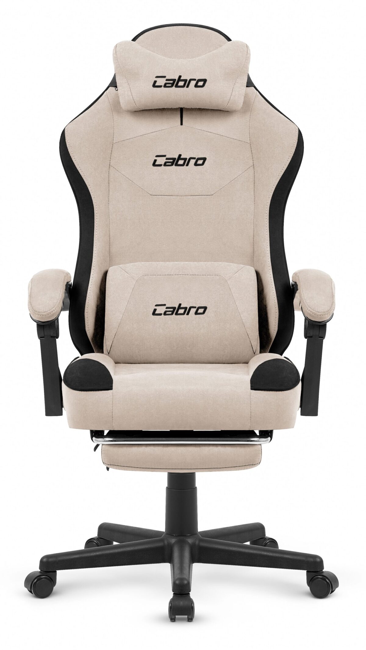 Геймерське крісло Cabro C510 Beige замша - Зображення 2