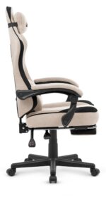 Геймерське крісло Cabro C510 Beige замша - Зображення 3
