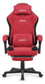 Геймерське крісло Cabro C510 Red замша - Зображення 2