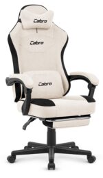 Геймерське крісло Cabro C510 Ecru замша