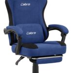 Ігрове крісло Cabro C510 Dark blue замша