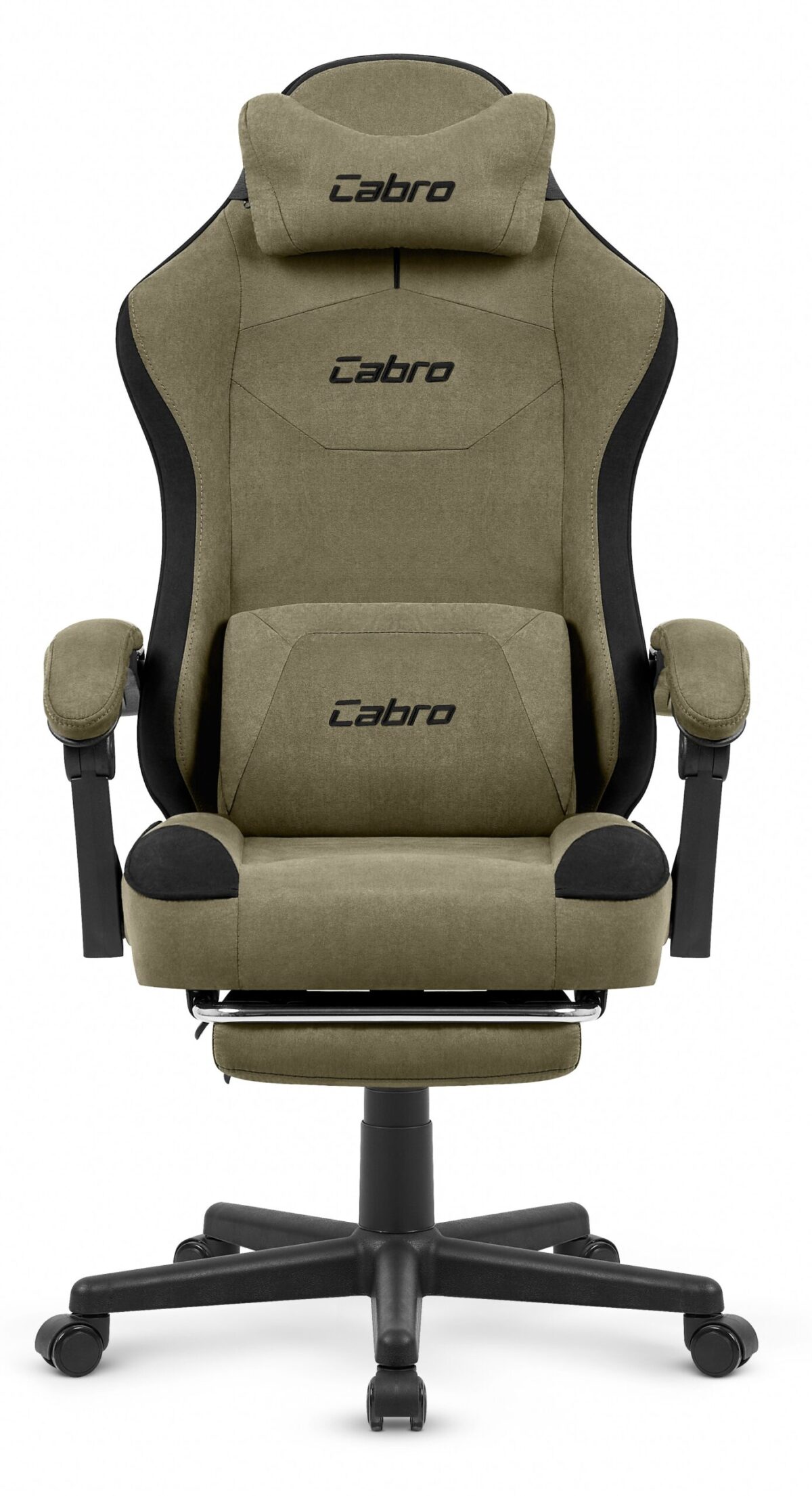 Геймерське крісло Cabro C510 Olive замша - Зображення 2