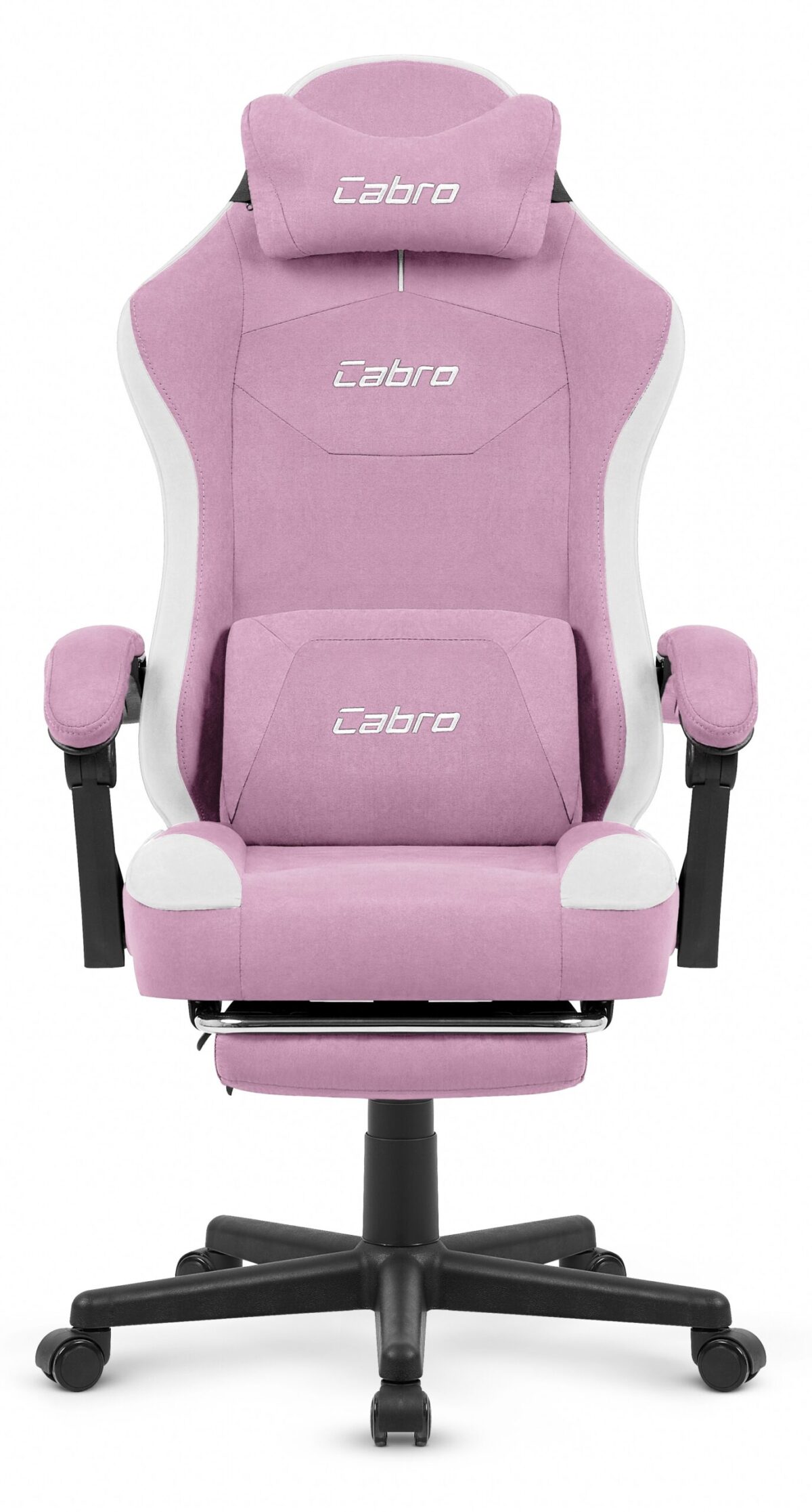 Геймерське крісло Cabro C510 Pink замша - Зображення 2