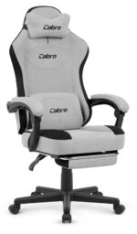 Геймерське крісло Cabro C510 Light gray замша
