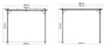 Садова альтанка Пергола Ekspand PER-3X3-Graphite/Beige - Зображення 2