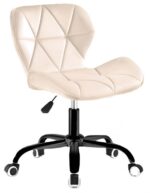 Оксамитове обертове крісло Ekspand SKY74-1A Beige