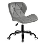 Оксамитове обертове крісло Ekspand SKY74-1A Light Grey